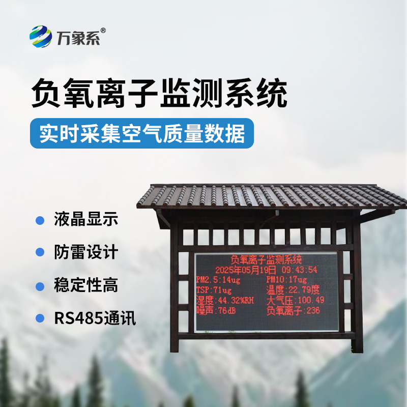 負(fù)氧離子在線監(jiān)測(cè)系統(tǒng)
